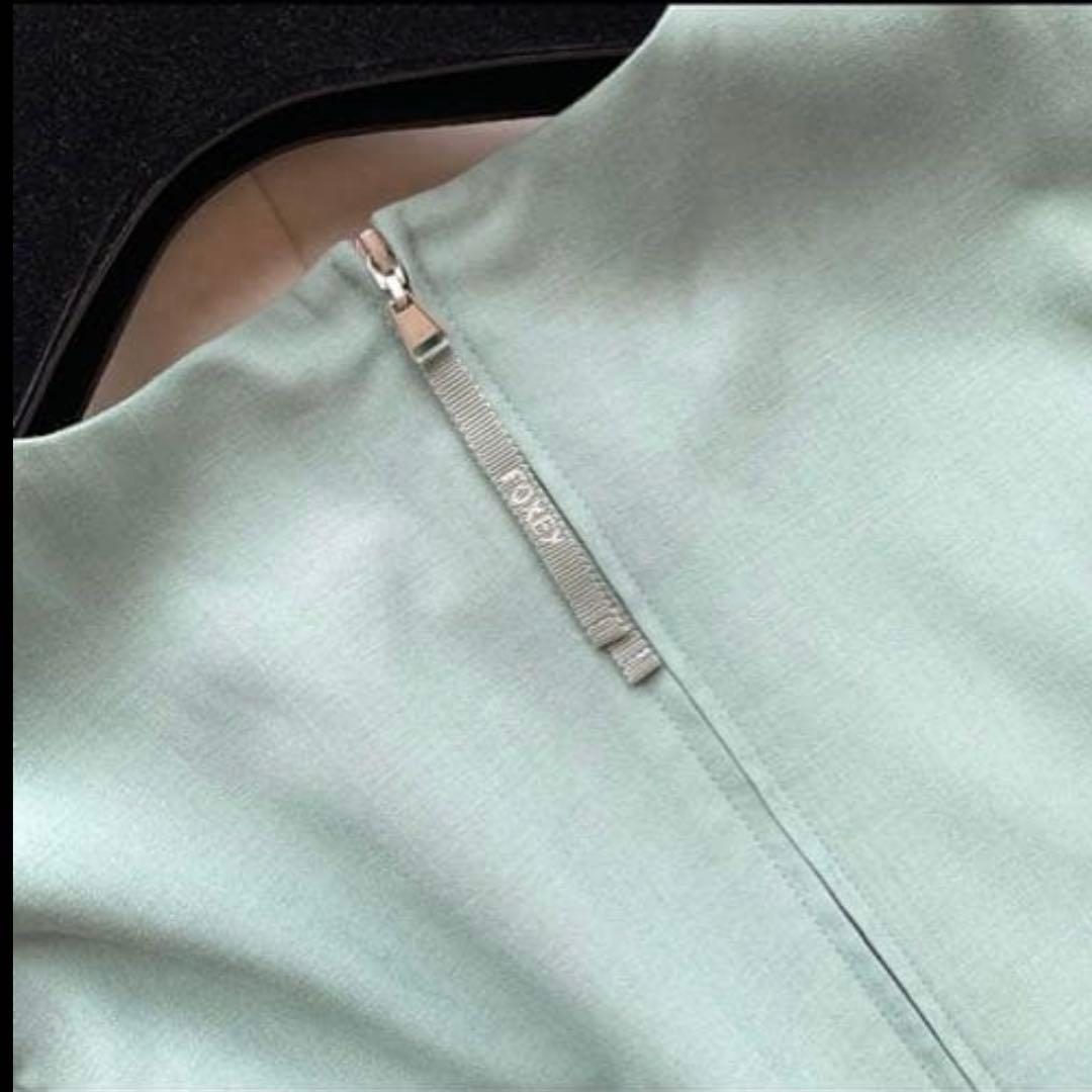 美品♡フォクシーニューヨーク アビゲイル ワンピース ミントグリーン 38