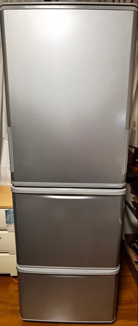 送料無料 SHARP 冷蔵庫 SJ-W354H-S 2021年製 両開き