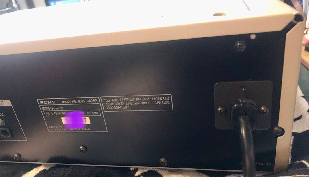SONY MDSJA3ES MDデッキ　中古　現状品　純正リモコン付き　ギズ小