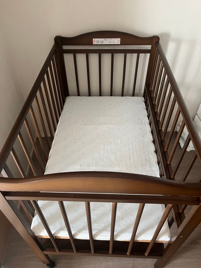 サワベビー　ベビーベッド　スノコ70cm×120cm+ベビー敷布団