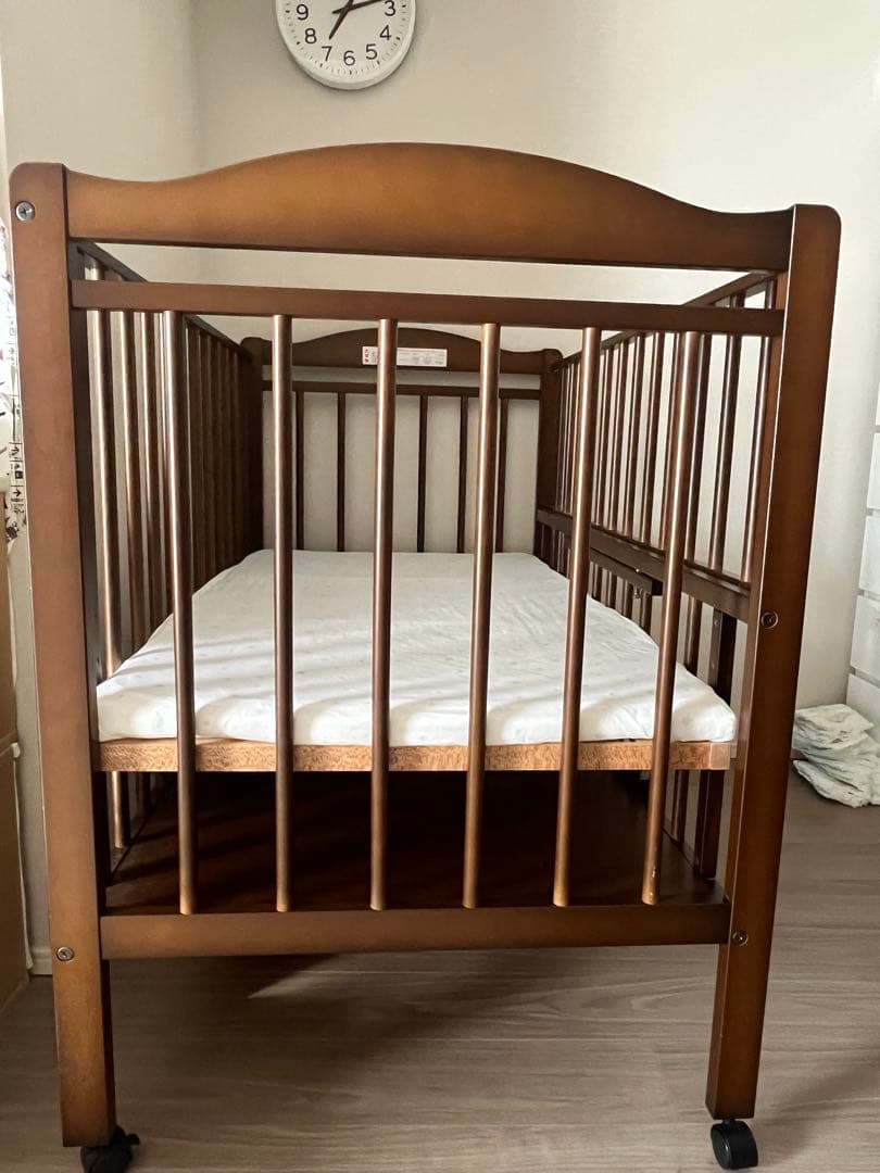 サワベビー　ベビーベッド　スノコ70cm×120cm+ベビー敷布団