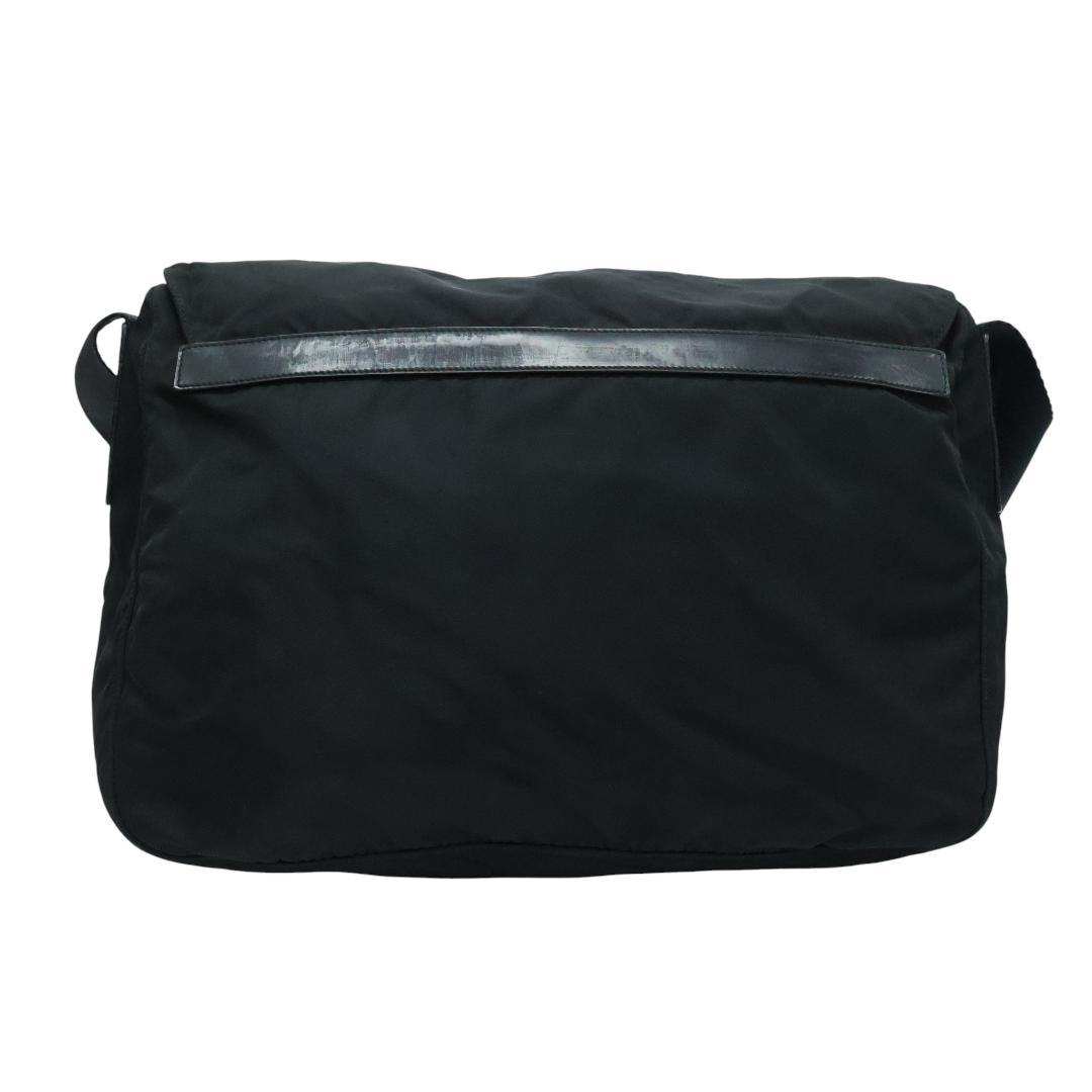 美品 PRADA プラダ ショルダーバッグ 3角プレート 白タグ ブラック