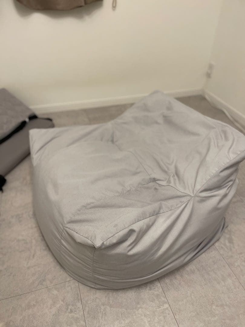 Francfranc ビーズクッション ルポゼ グレー