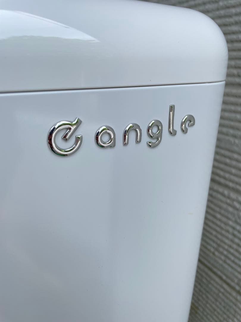 732美品✨ エディオン レトロインバーターおしゃれホワイト2ドア冷蔵庫 単身