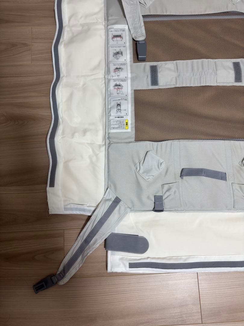 【良品格安】Aprica ベビーベッド ココネルエアー AB グレーベアー