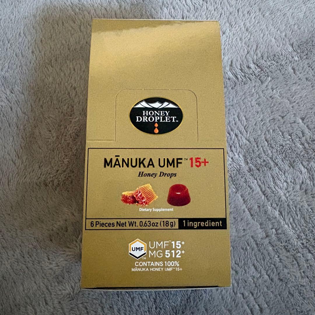マヌカハニードロップレット UMF15+　6粒×12箱