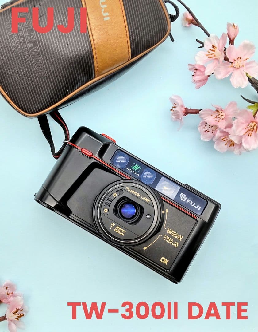 完動品◆極美品【レトロな懐かしい写り】富士フィルム◆希少FUJI TW-300Ⅱ