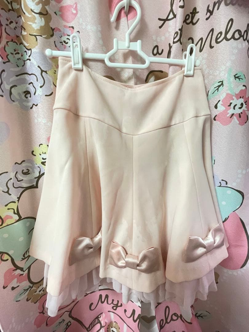 ディアマンテ リボン　スカート　ピンク　リズリサ