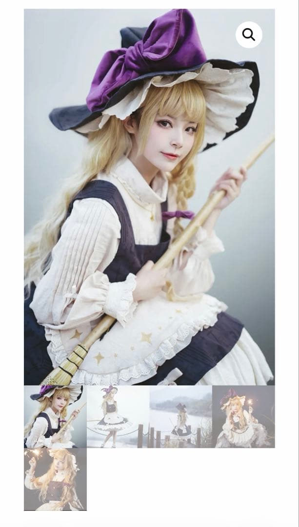 東方Project 霧雨魔理沙 コスプレ 長袖版 (森森仙)