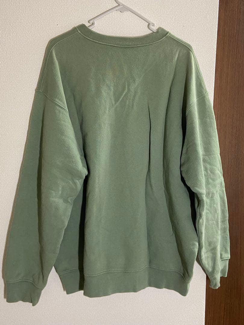 Dime ロゴ刺繍 スウェット トレーナー グリーン ストリート