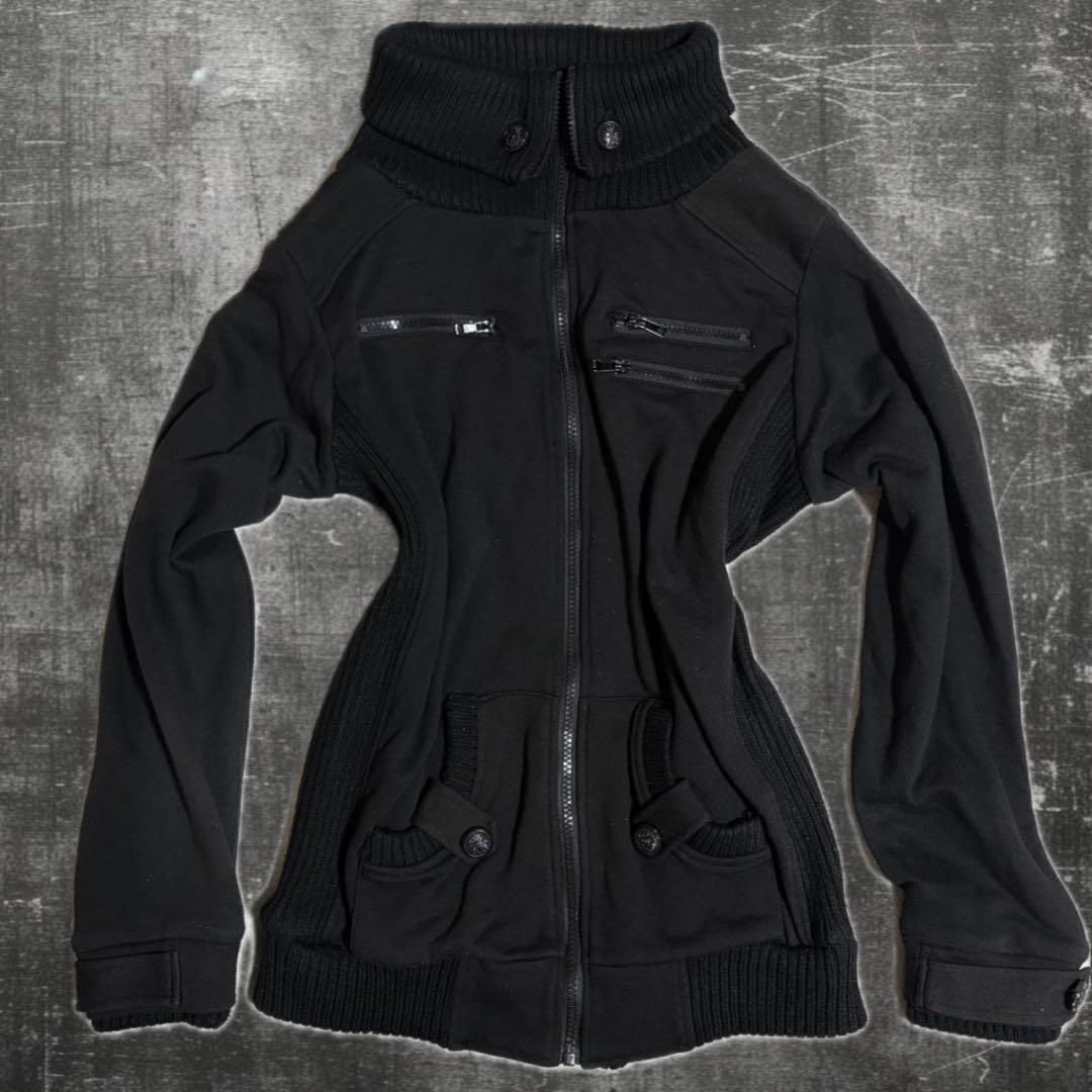 archive グランジ　ブルゾン　スウェットジャケット　ギミック　ジップ