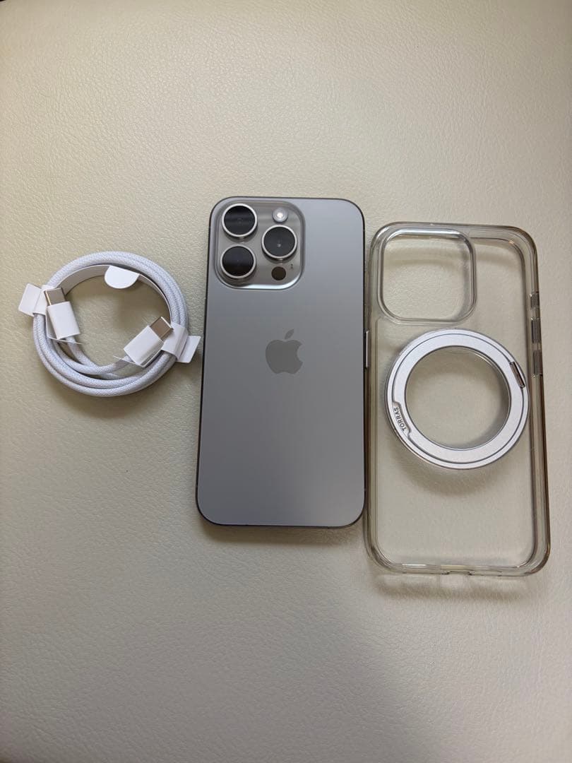 iPhone15Pro ナチュラルチタニウム　（箱無し）