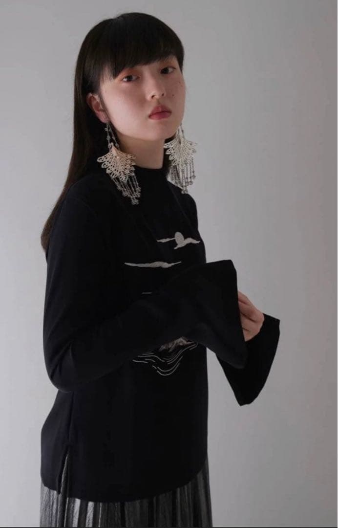 tanaka daisuke 桃源郷プルオーバーブラック