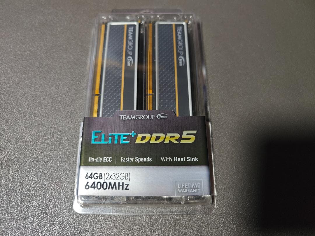 メモリー TEAMGROUP ELITE DDR5 64GB (2x32GB)