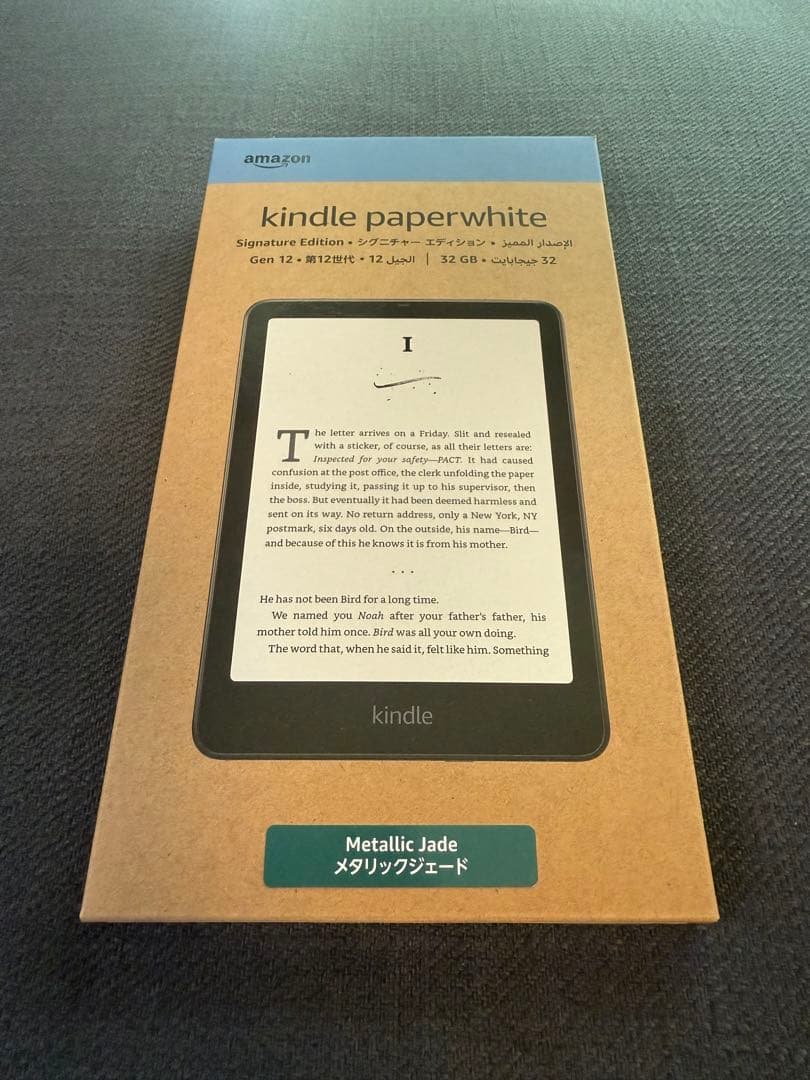【極美品】Kindle Paperwhite / 32GB /メタリックジェード