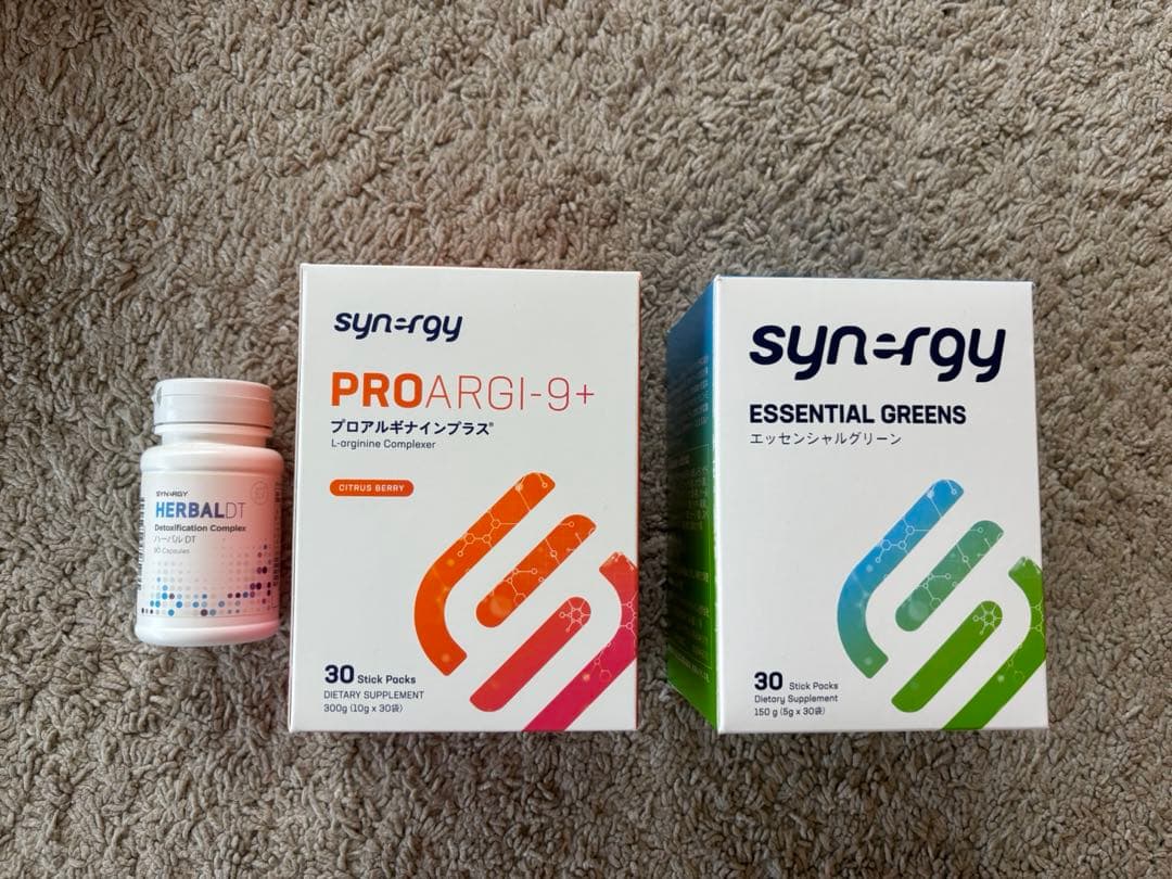 シナジー synergy プロアギナインプラス エッセンシャルグリーン ほか