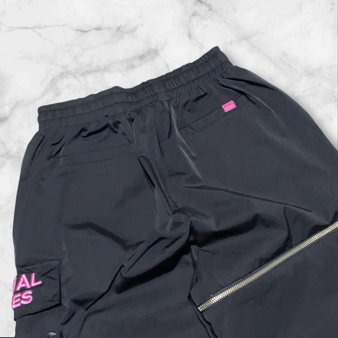 FR2 エフアールツー 梅 パンツ カーゴパンツ ブラック 刺繍