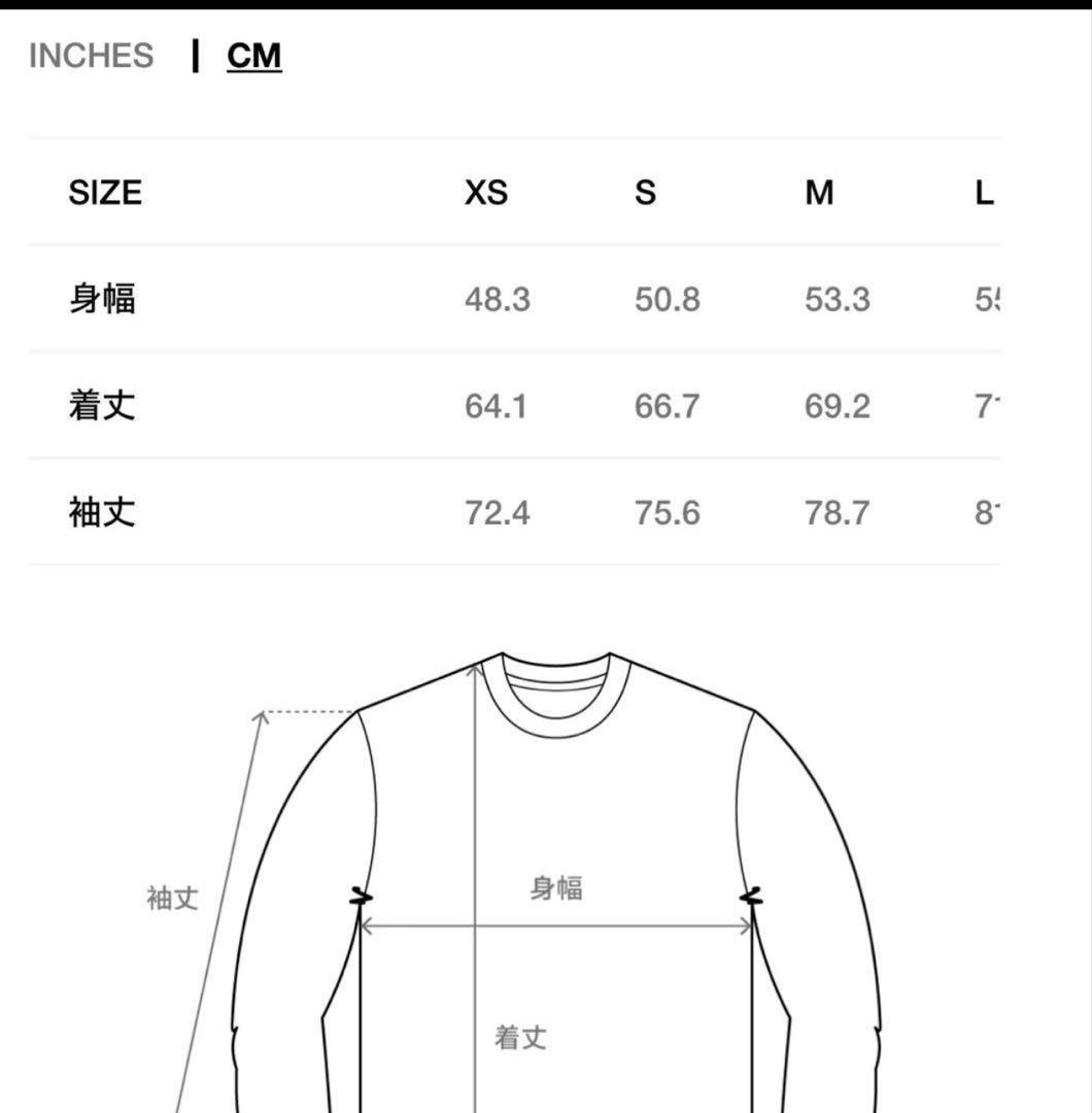 stussy BASIC STÜSSY THERMAL グレーサーマル　xs