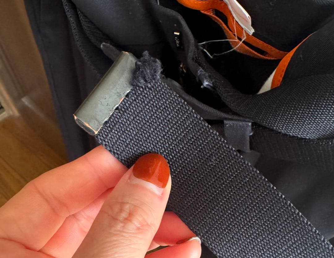 メゾンエウレカ　ワイドチノパンツ 黒 レディース