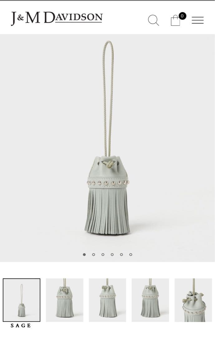 【美品】J&M DAVIDSON フリンジカーニバルチャーム