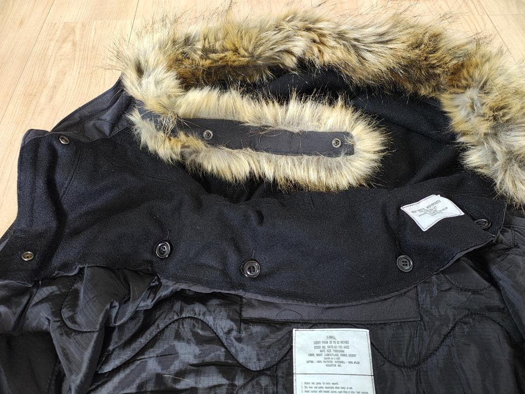 HOUSTON ヒューストン M-65パーカー ブラック