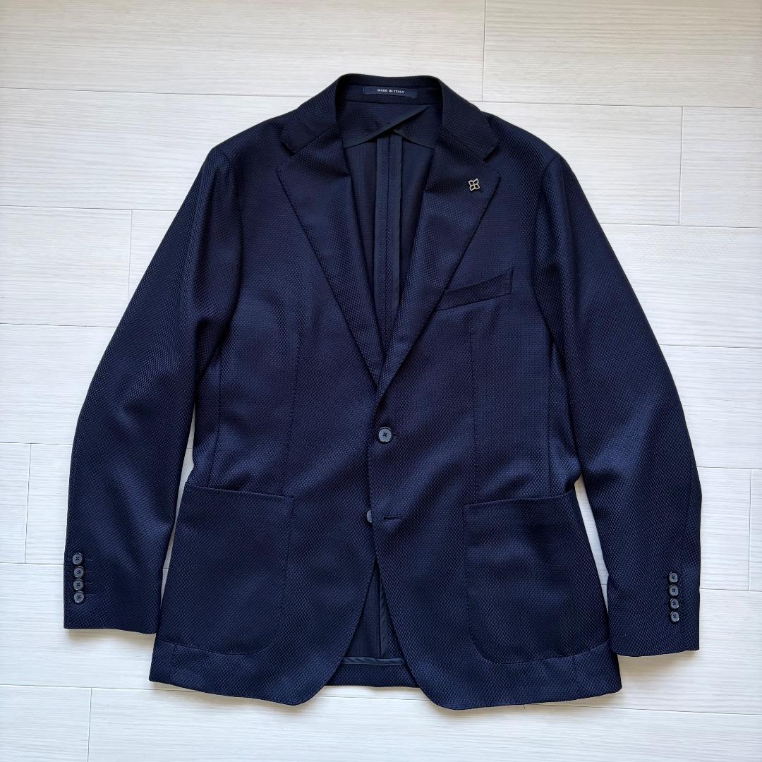 【美品】TAGLIATOREタリアトーレモンテカルロネイビージャケット50