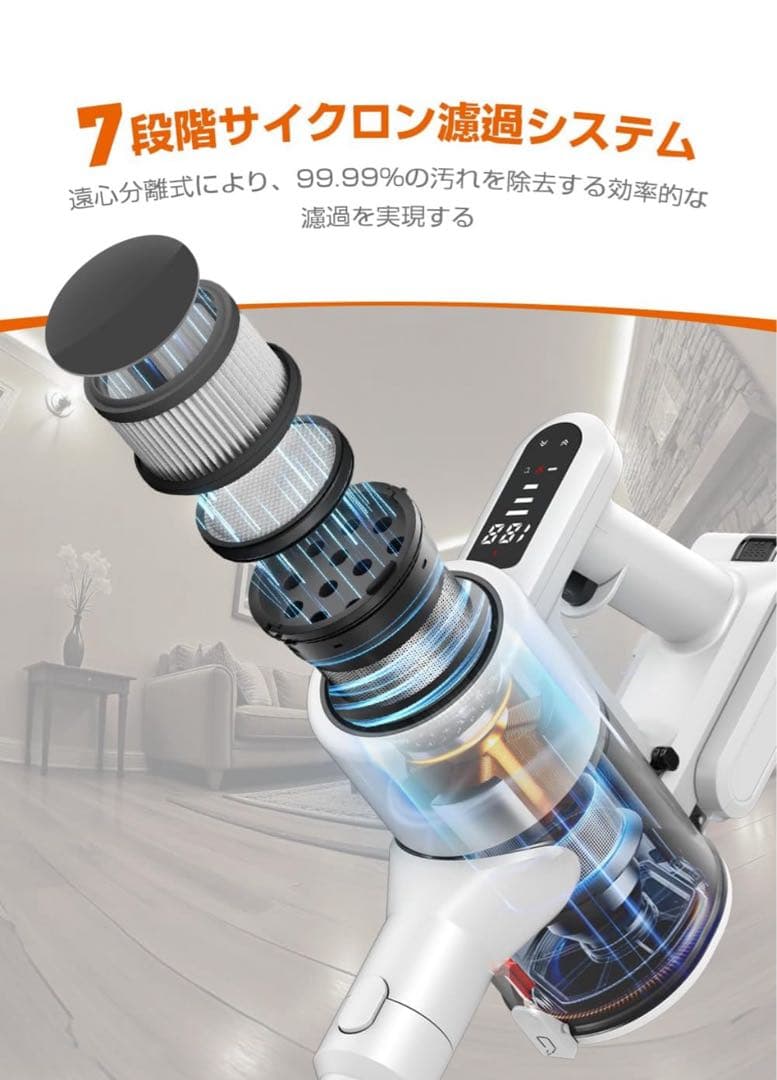 【新品未使用】コードレス サイクロン掃除機