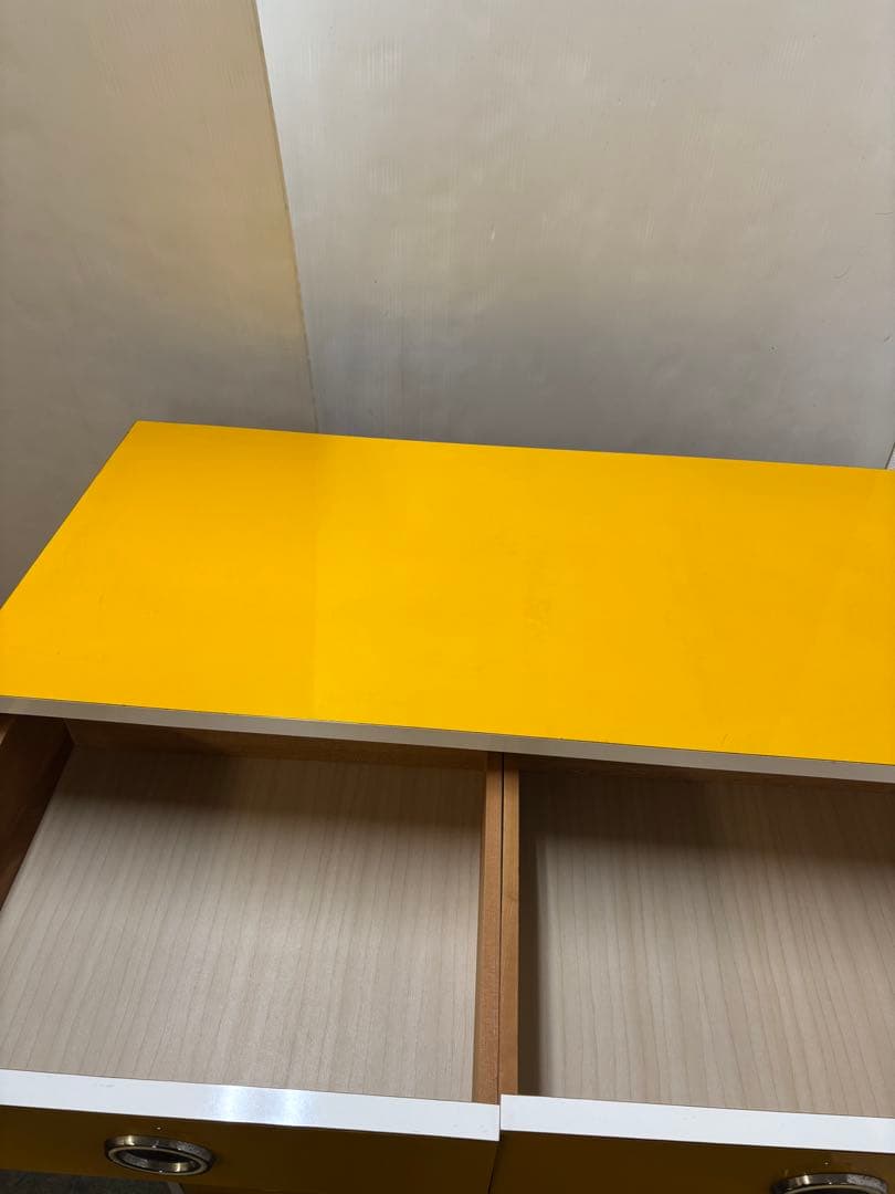 昭和レトロポップ家具　当時物　ヴィンテージチェスト　整理タンス　カラフルタンス