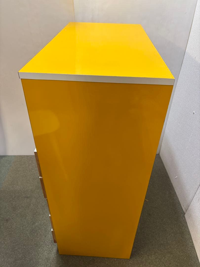 昭和レトロポップ家具　当時物　ヴィンテージチェスト　整理タンス　カラフルタンス