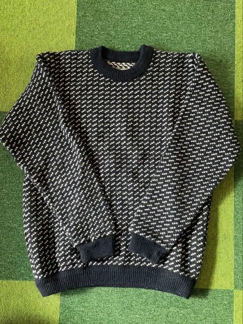 L.L.Bean バーズアイニット 80s ノルウェー製