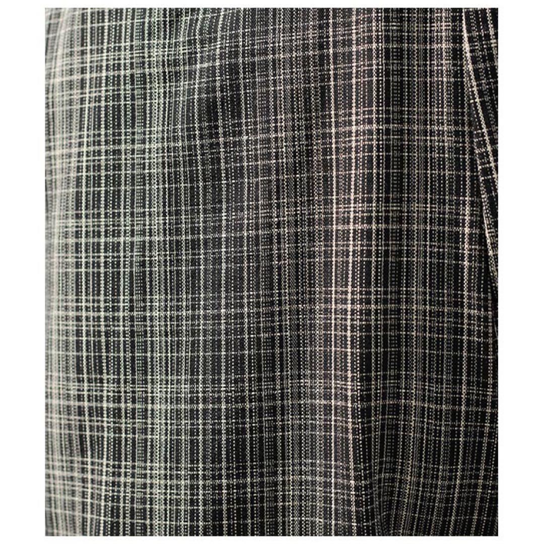 ULTERIOIR チェック柄ウエストゴムパンツ