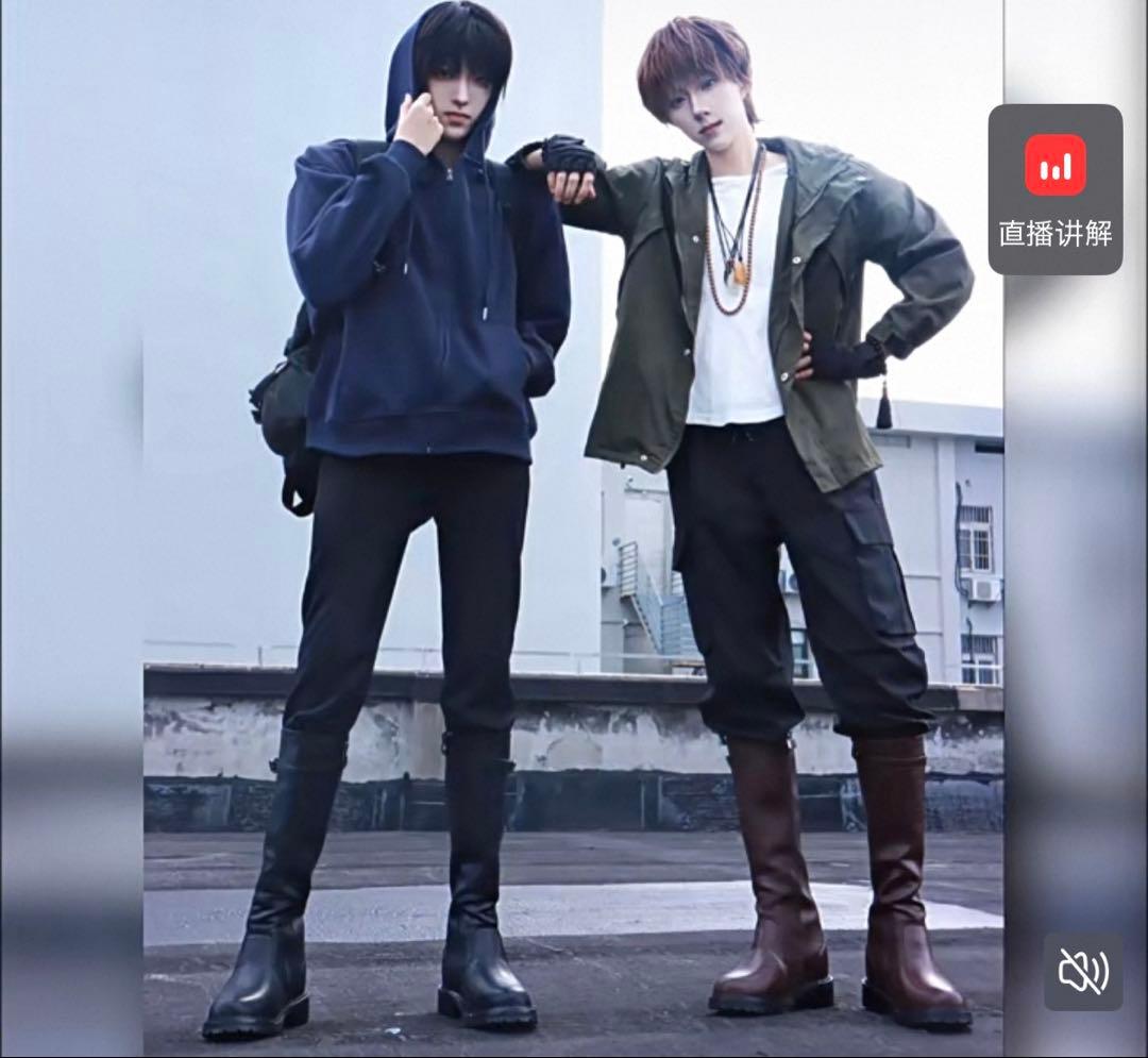 末日小豆子 +13cm シークレットブーツ(黒)