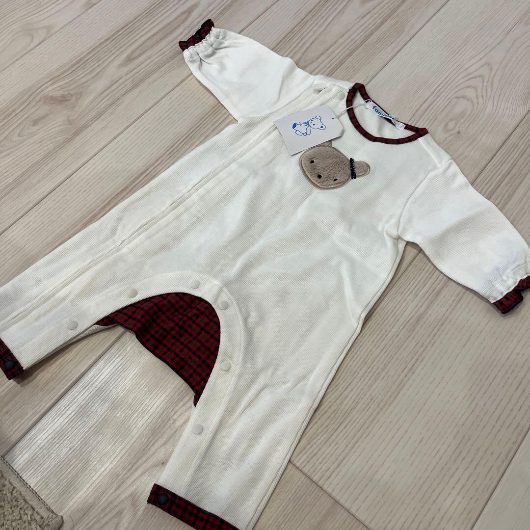 familiarロンパース 60サイズ 100%コットン