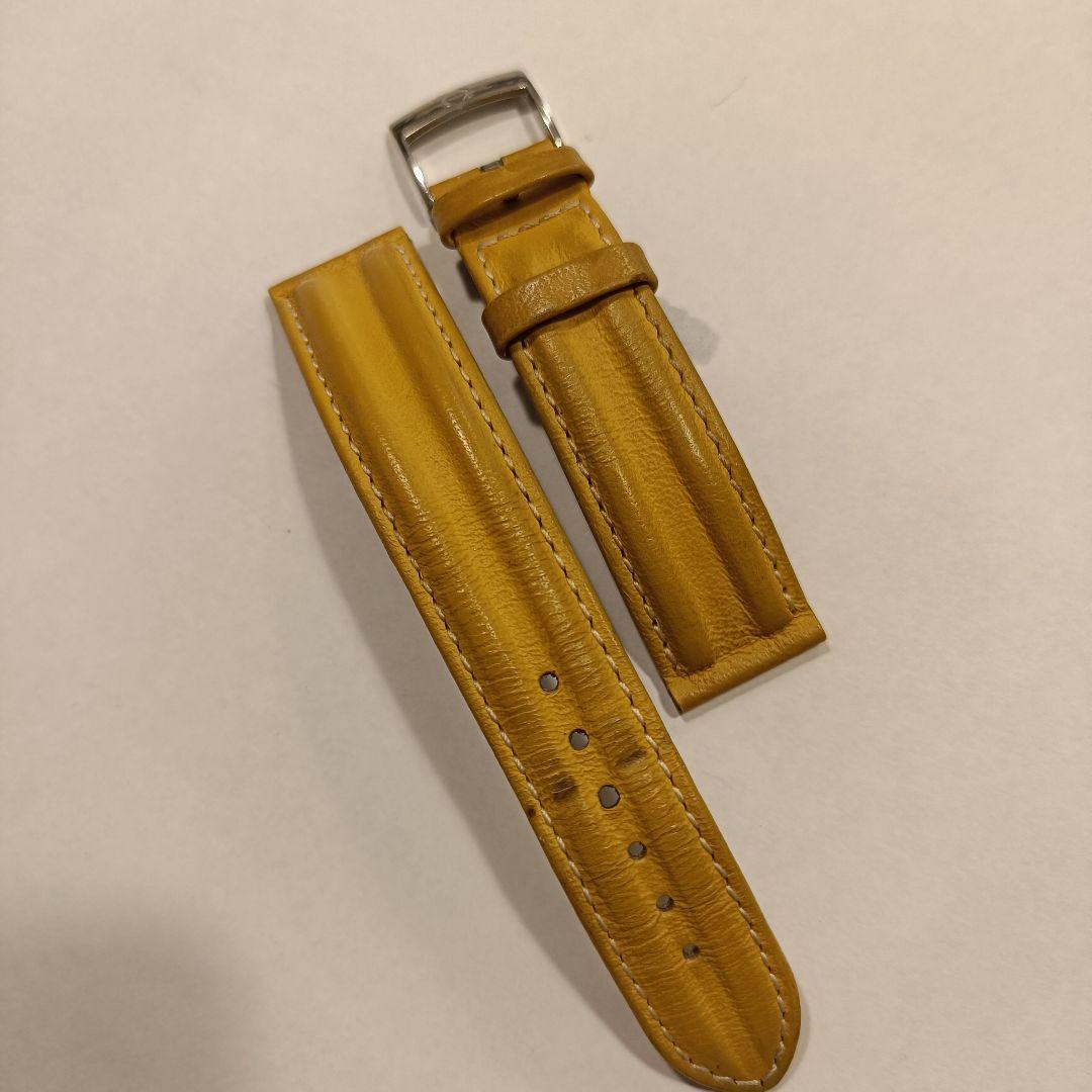 オメガ OMEGA 時計 レザーベルト　イエロー　付属品なし