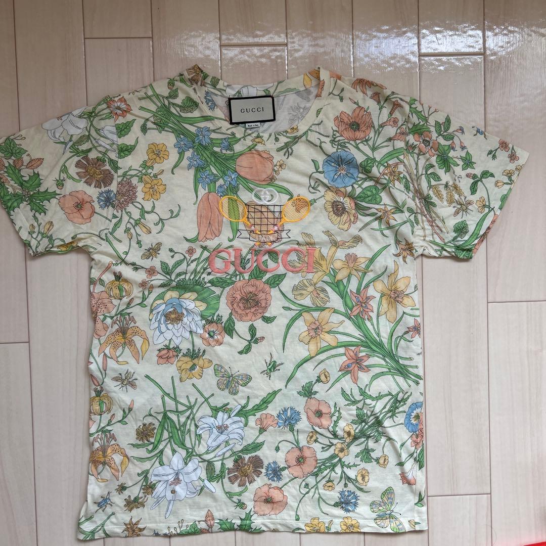 GUCCI 花柄 Tシャツ 半袖　フローラル