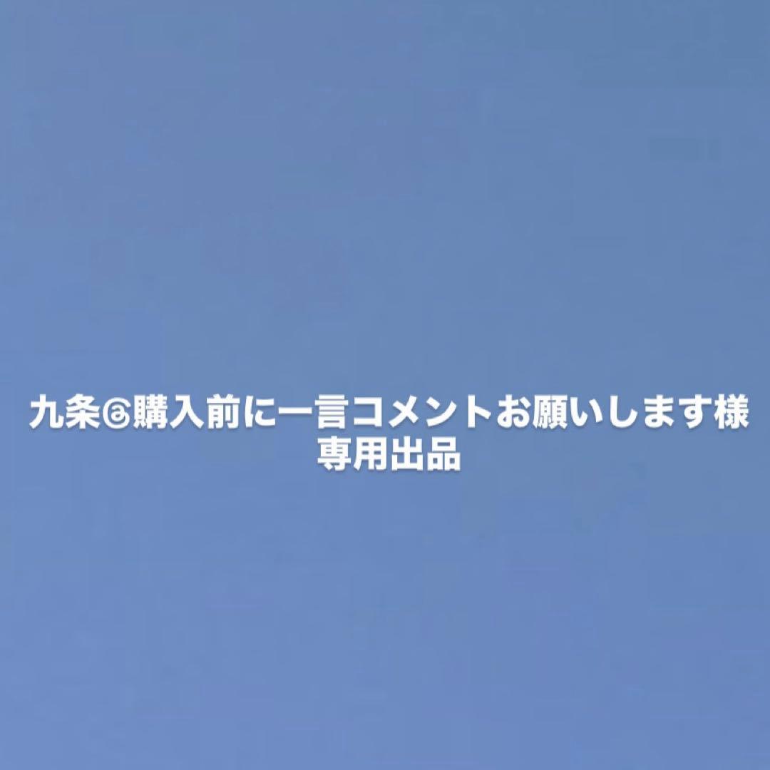 九条@購入前に一言コメントお願いします