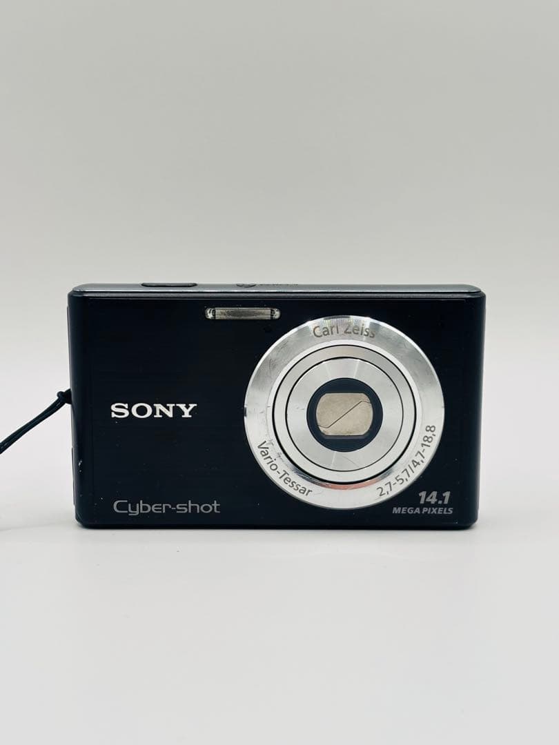 SONY Cyber-shot DSC-W550 黒 オールドコンデジ 動作品