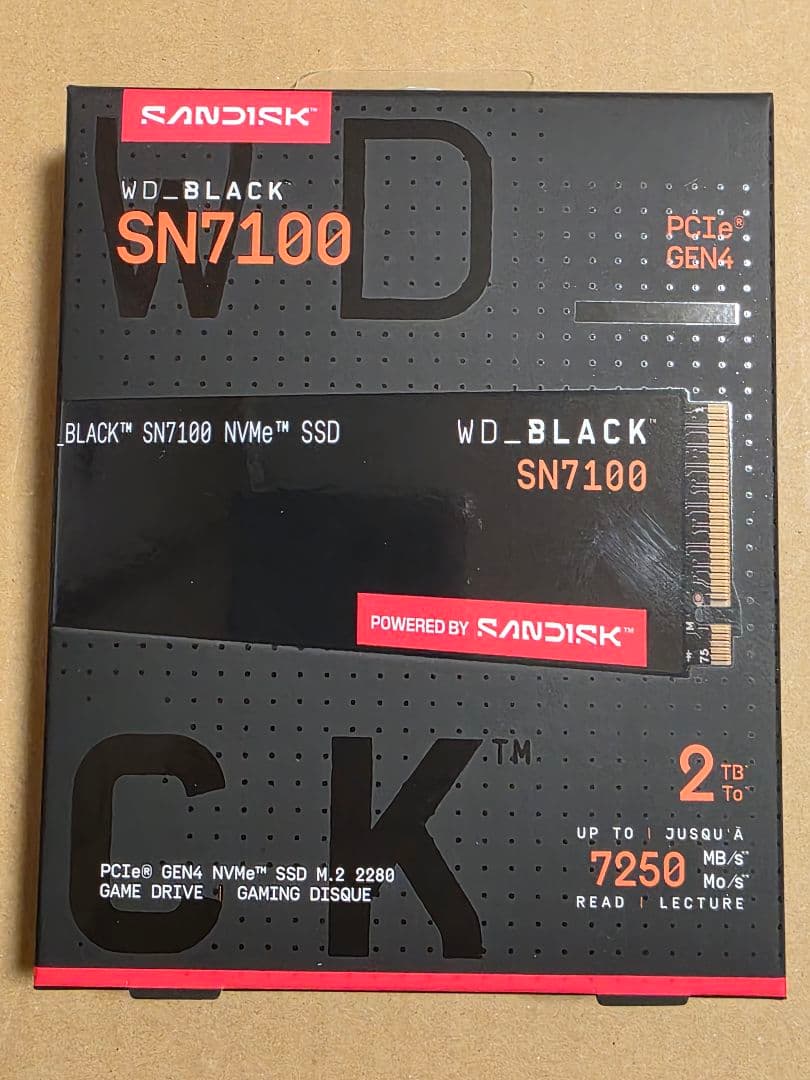新品 SN7100 2TB M.2 SSD SanDisk