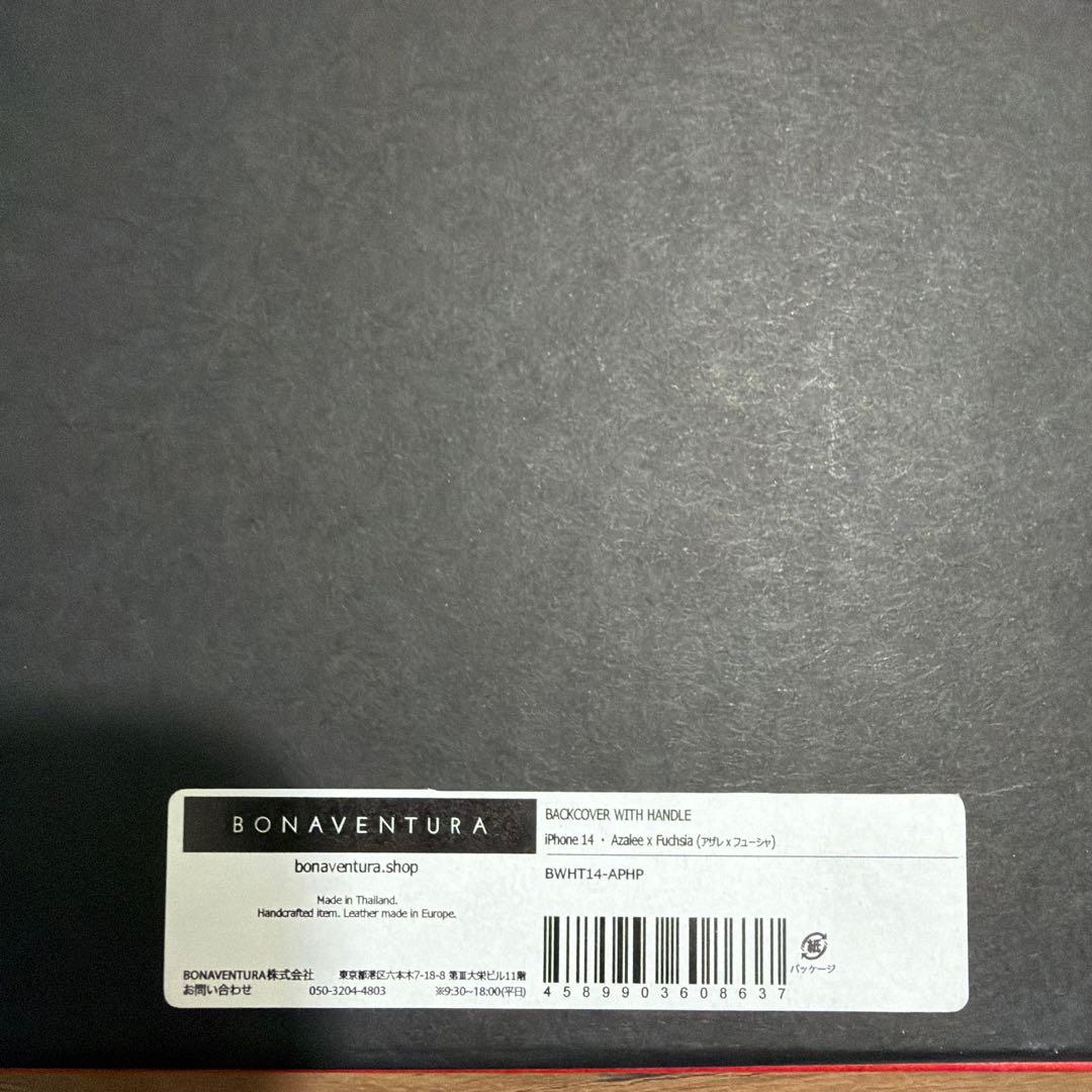 BONAVENTURA ピンク スマホケース iPhone14 ボナベンチュラ