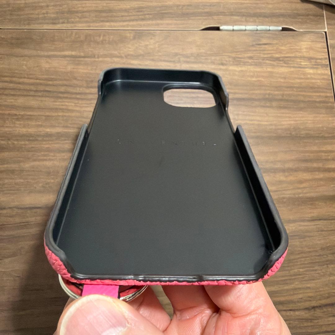 BONAVENTURA ピンク スマホケース iPhone14 ボナベンチュラ