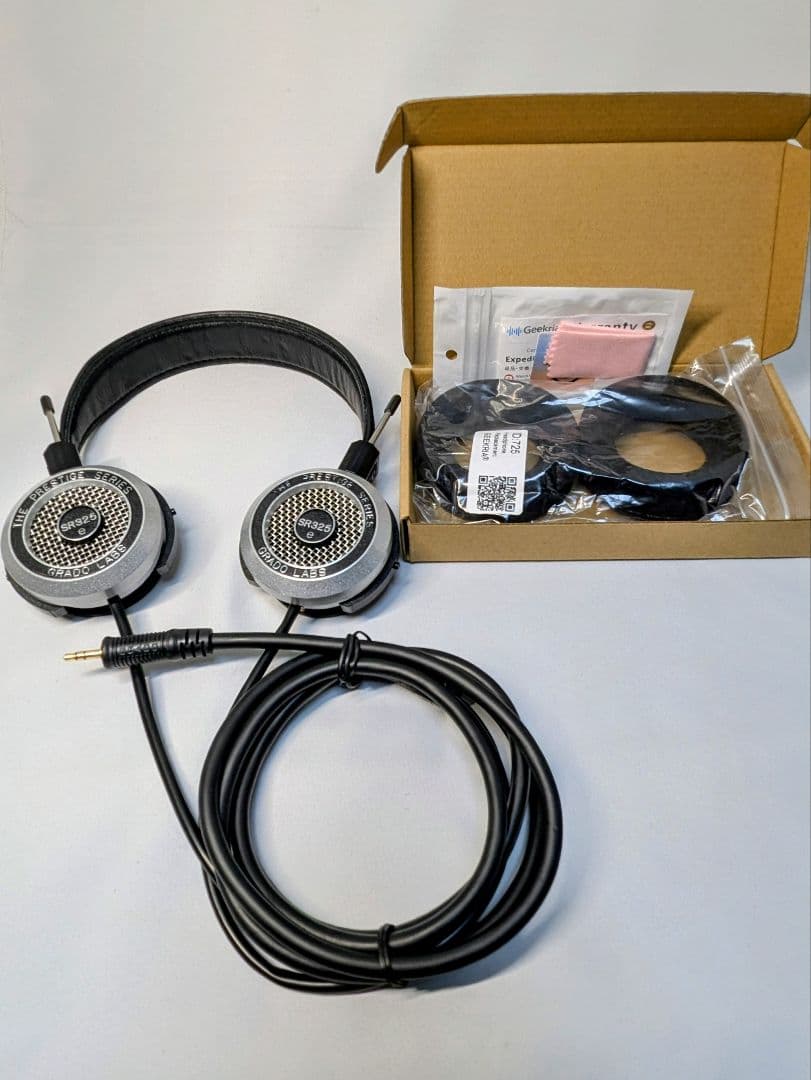 Grado SR325e ヘッドホン 高解像度／メタルハウジング／良好品