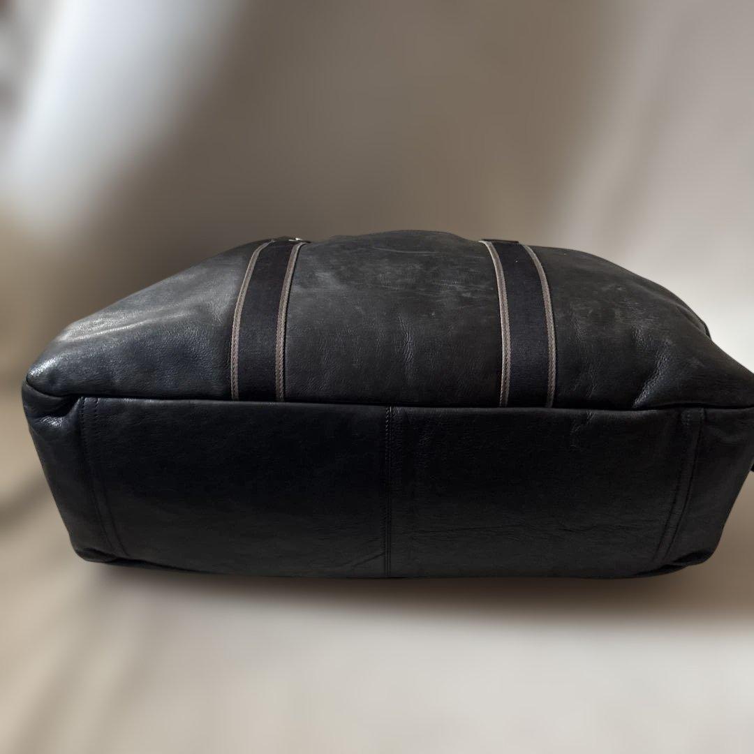 人気✨COACH ボストンバッグ 2way レザー ブラック 大容量 コーチ