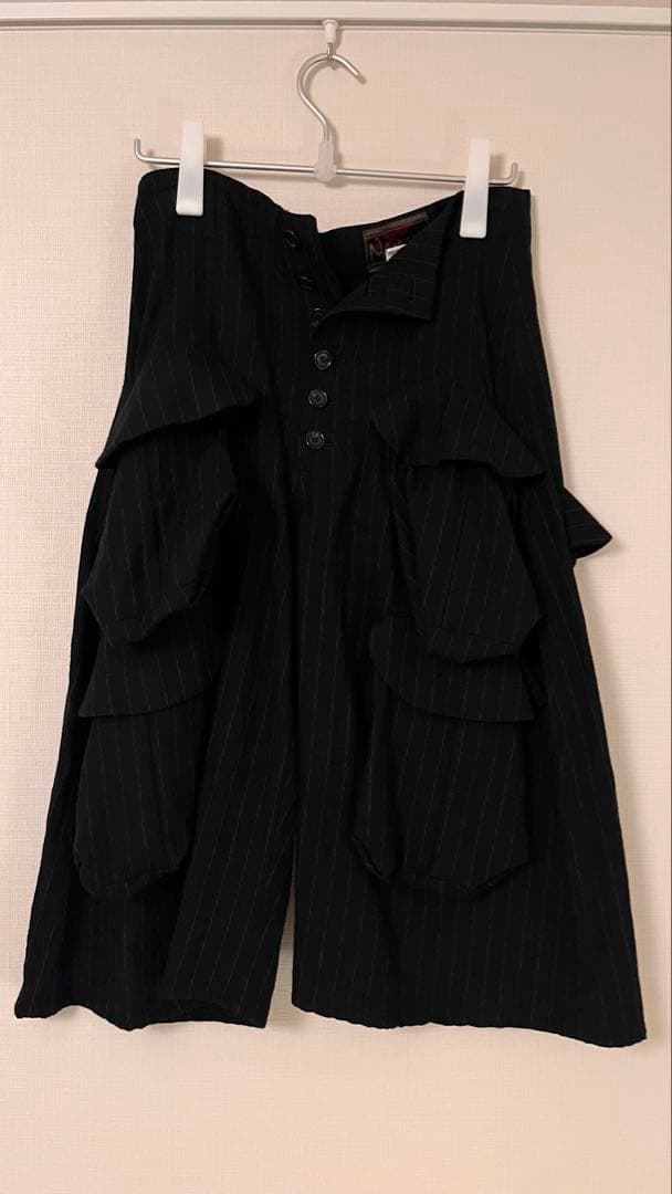 Nemeth ストライプ フリルポケット ショートパンツ SS