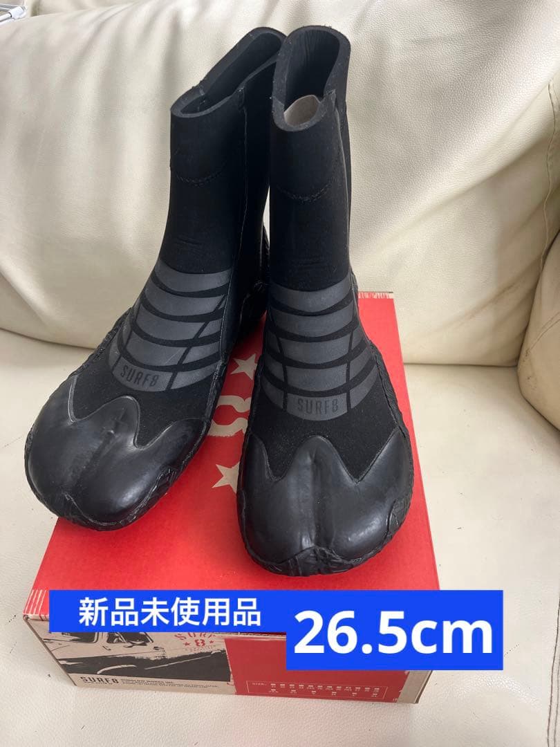 新品未使用品SURF8サーフ8スプリットソールブーツ5mm 裏起毛