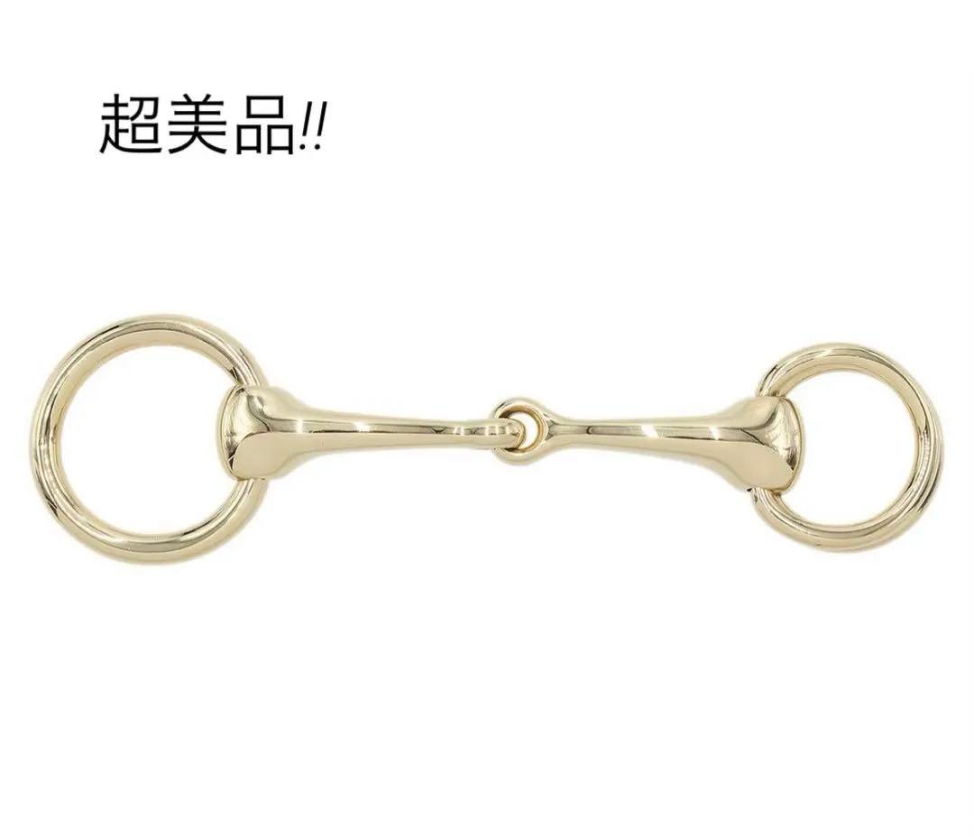 R2230 超美品 エルメス モール ドゥ ホースビットモチーフ スカーフリング