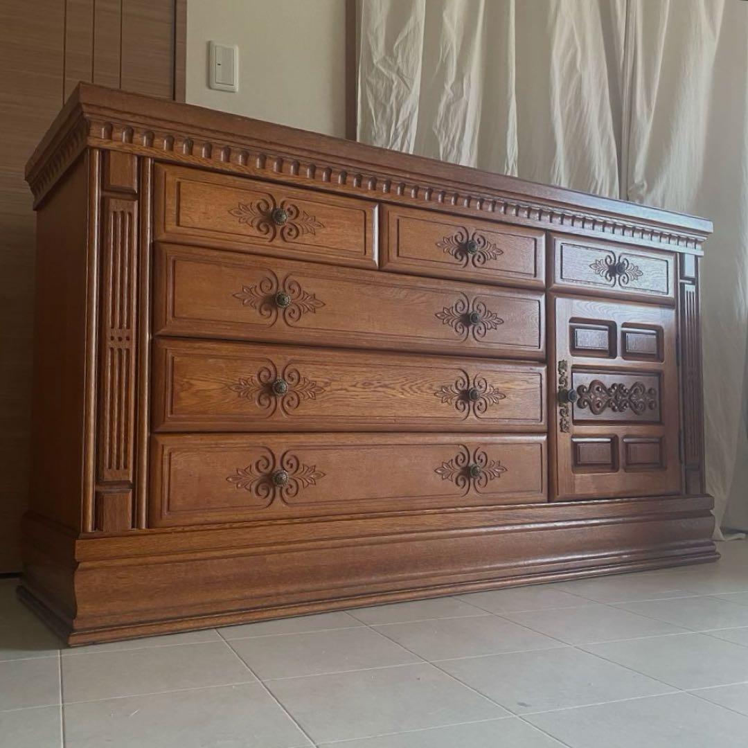 すずらん　サイドボード　チェスト　英国カントリー　葉山家具　葉山ガーデン