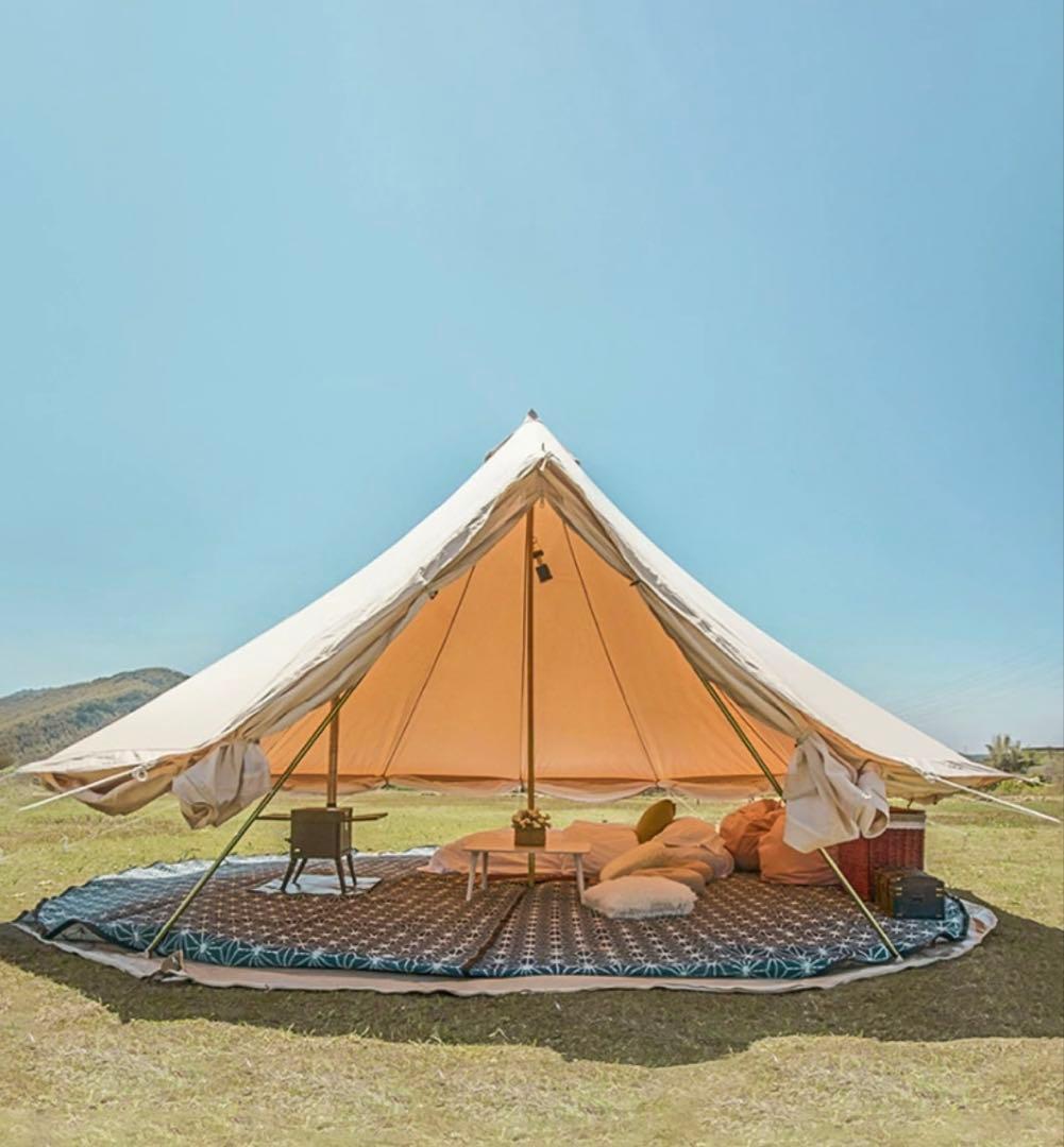 ベルテント 直径5m TCテント 撥水　キャンプテント 5-6人用 ファミリー