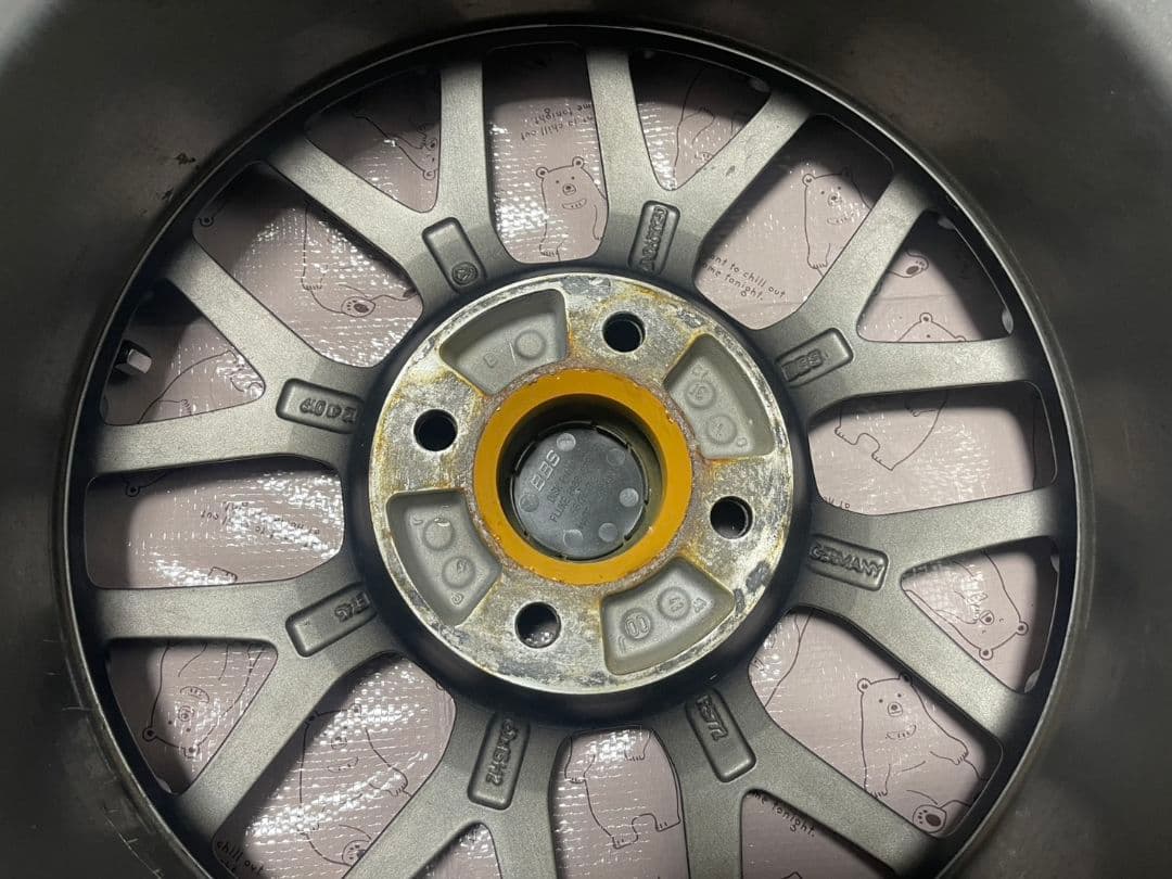 VW 純正 BBS 15×6j off45 PCD100 ゴルフ ポロ 流用