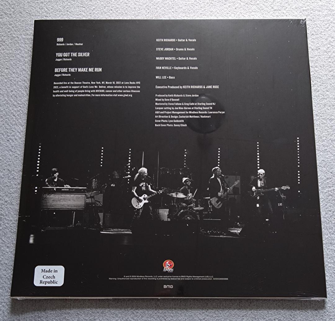 Keith Richards Live 3.10.22 RSD 2025 限定盤