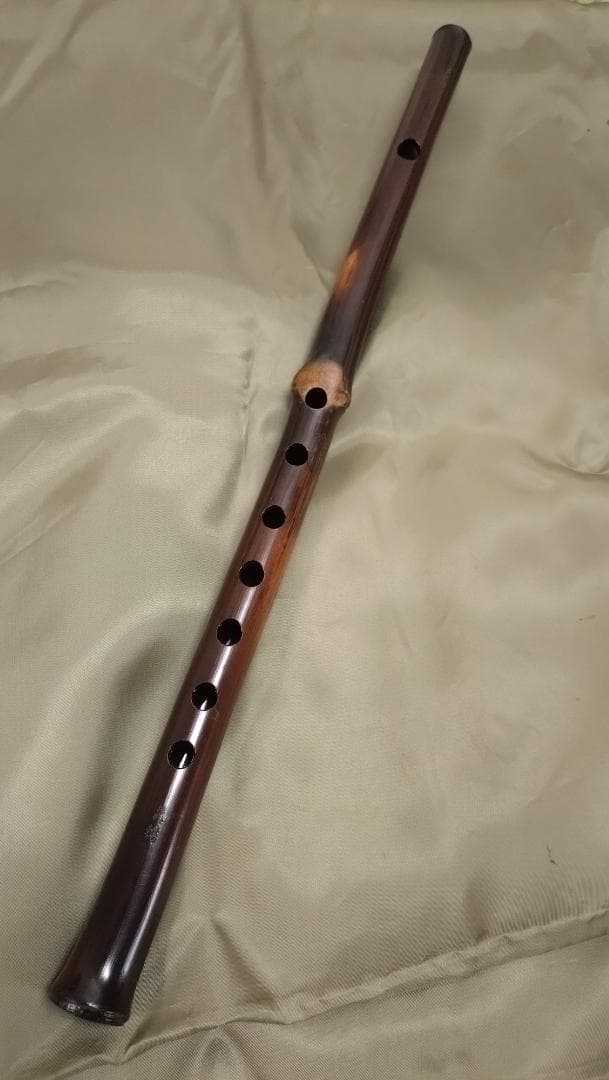煤竹　真竹笛　古典調5本調子　篠笛
